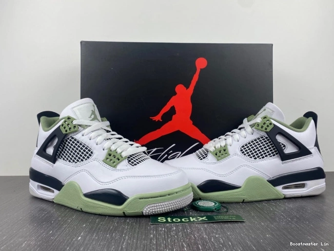 Boostmaster lin Air 4 Seafoam WMNS Jordan AQ9129-103 0813